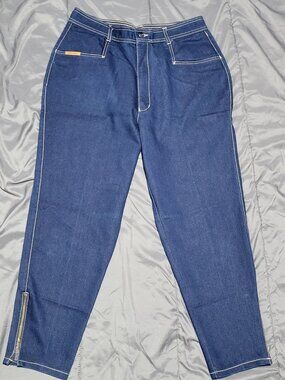 Vintage 1980’s PS GITANO Denim Dark Wash Blue Mom Jeans